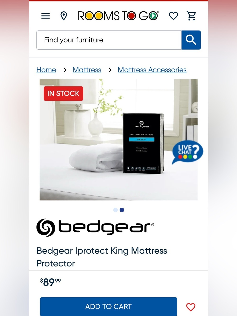 BedGear Mattress Protector King size Brand New! - Picture 7 of 7